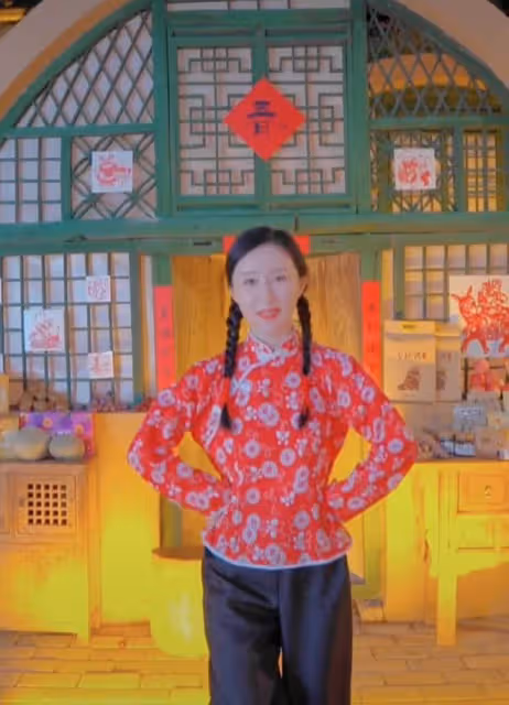 34歲舒暢現身鄉村田野撈金,穿著打扮似簡樸村婦,腳踩泥地住窯洞