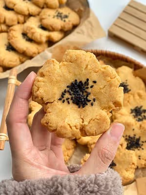 酥到掉渣 | 一看就會的老式桃酥