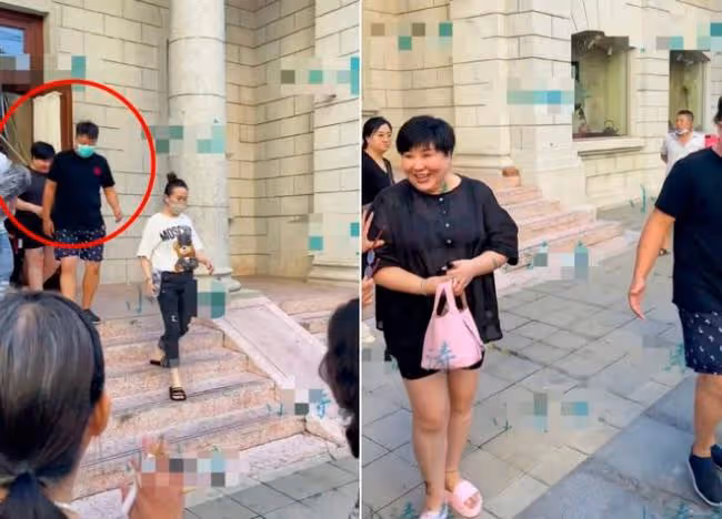 郭德綱老婆現身引圍觀 穿短褲身上多處紋身