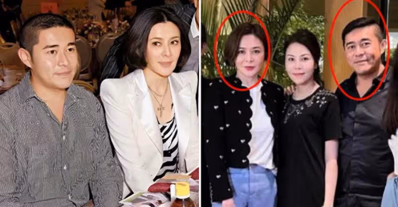 59歲關之琳與48歲弟弟罕同框，關世華濃眉大眼像姐姐，或繼承關之琳5億身家，網羨：真正的人生贏家