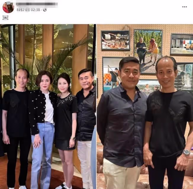 59歲關之琳與48歲弟弟罕同框,關世華濃眉大眼像姐姐,或繼承關之琳5億身家,網羨:真正的人生贏家