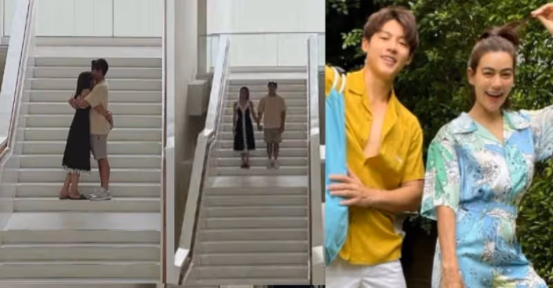 泰國明星情侶Mark Prin和kim kimberley又撒狗糧了