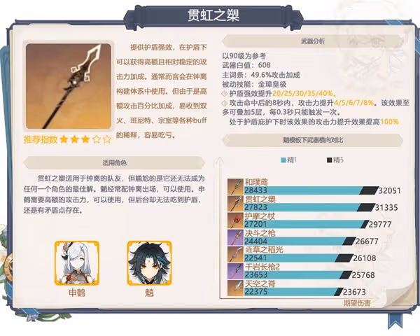《原神》3.0上半期武器UP池抽取建議