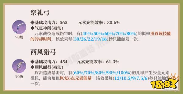 原神柯萊武器推薦 柯萊用什麼武器好