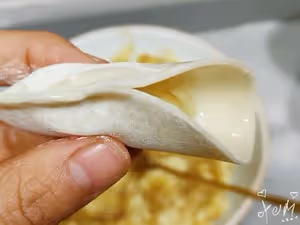 餃子皮香蕉派