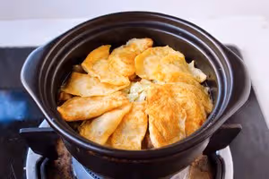 蛋餃白菜煲—金玉滿堂