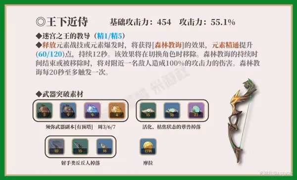 《原神》須彌鍛造武器介紹及使用角色推薦
