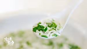 『淘最廚房』薺菜豆腐羹，翠！