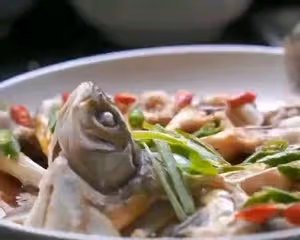 孔雀開屏清蒸魚