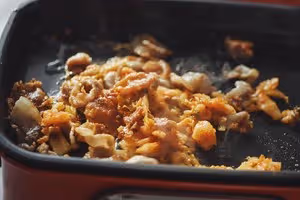 五花肉辣白菜炒飯