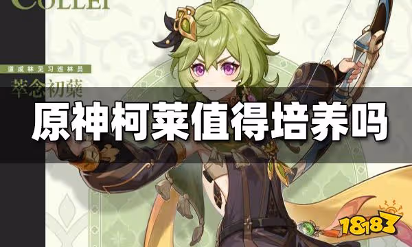 原神柯萊培養攻略合集 柯萊武器聖遺物配隊攻略大全