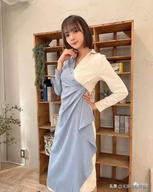 她有著深藏不露的傲人好身材