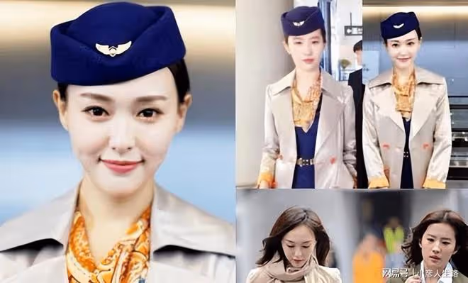 同樣是演空姐，袁泉注重職業性，楊穎站著就行，劉亦菲很亮眼