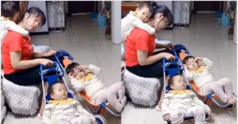 三倍辛苦！妻子產下3胞胎「和婆婆一起顧」卻常抱怨好累　丈夫下班提前回家「眼前一幕讓他愧疚」
