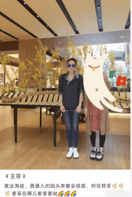 53歲王菲近況曝光 含胸駝背頸部皮膚鬆弛