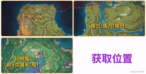 《原神》柯萊培養材料獲取指南