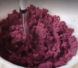 紫薯開花饅頭（一次發酵雙色饅頭）