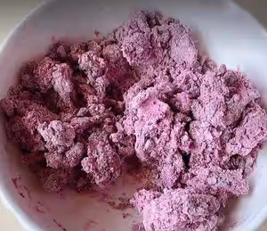 紫薯開花饅頭（一次發酵雙色饅頭）