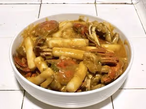 六月黃：螃蟹炒年糕