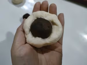 零失敗✔豆沙圈麵包✔