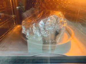 水浴法六寸戚風蛋糕【解決烤箱溫度不准等問題】