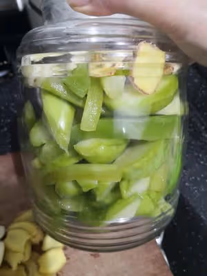 爽脆的醬佛手瓜