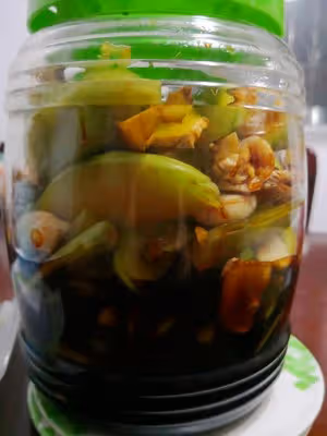 爽脆的醬佛手瓜