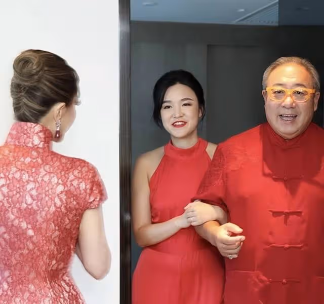 恭喜!香港知名女星女兒風光出嫁,戴百萬金器富貴逼人