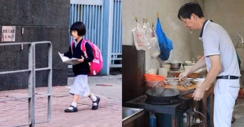 7歲貧女「以字換麵5年」不忘麵攤老闆恩情！25年後相逢「把老翁當爹疼」淚崩：換我護您餘生。
