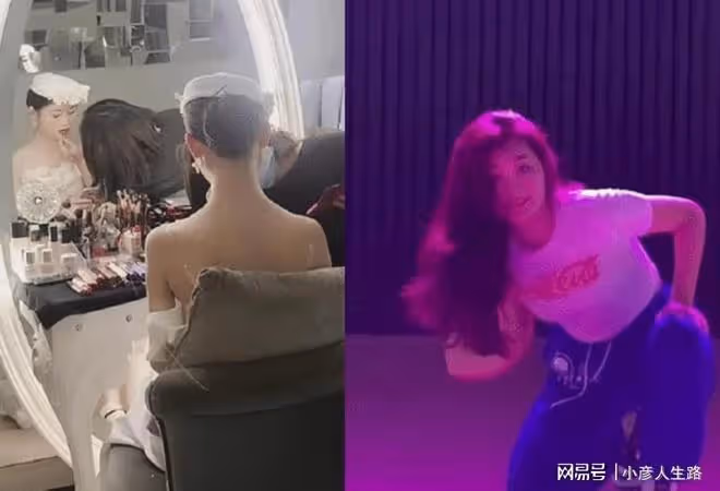 朱小偉第二次拍婚紗照,緊張手抖額頭冒汗,陳萌蝴蝶骨嬰兒肌太美