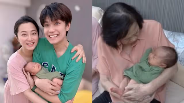 趙小僑帶女兒回家　家婆抱到孫感動落淚