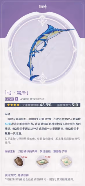 《原神》3.0新增鍛造武器強度分析