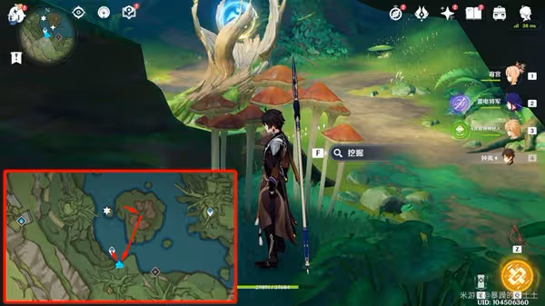 《原神》靜態風景任務寶藏位置說明