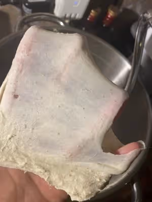 意式薄底披薩                     （最簡單餅底整形視頻）