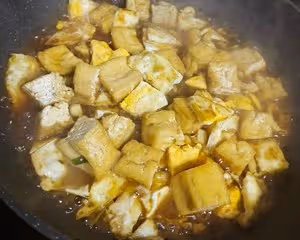煎蛋油豆腐～