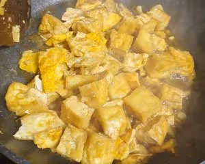 煎蛋油豆腐～