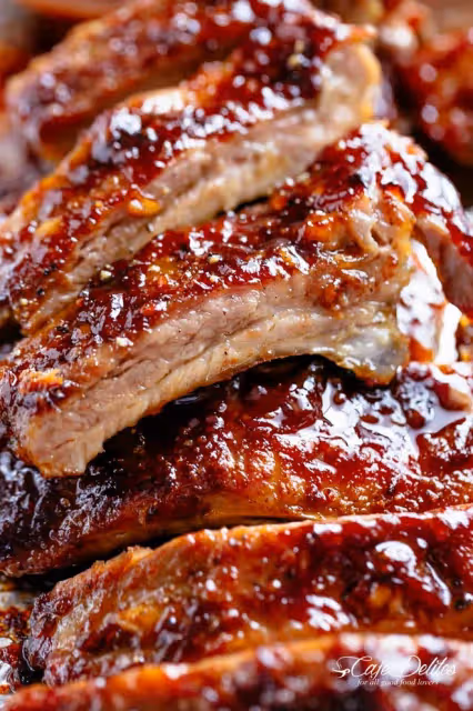 烤箱版美式BBQ的爆贊烤肋排