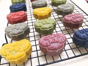 如意桃山皮月餅【附自製桃山皮做法（含糖&amp;無糖）】
