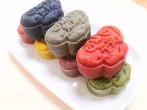 如意桃山皮月餅【附自製桃山皮做法（含糖&amp;無糖）】