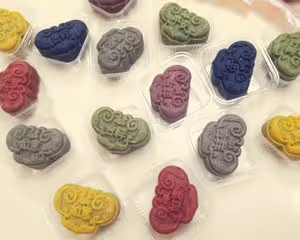 如意桃山皮月餅【附自製桃山皮做法（含糖&amp;無糖）】
