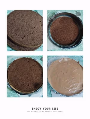 有奶油奶酪的巧克力6寸慕斯，更好吃呦（自己留作記錄）