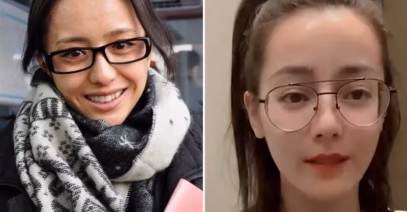 盤點女星素顏：佟麗婭：我卸妝了，熱巴：我也卸妝了，看完baby後，網友：簡直不敢認