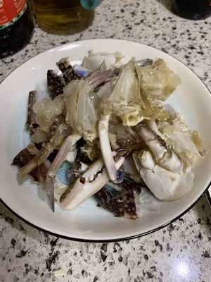 爆炒香辣梭子蟹