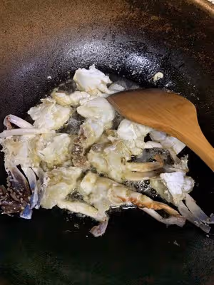 爆炒香辣梭子蟹