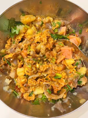 後悔沒早點發現這個吃法😭😭東北飯包太香了