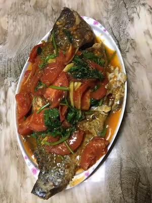 番茄🍅紅燒羅非魚