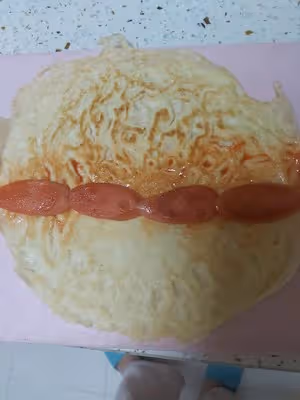 簡單好吃的雞蛋餅卷