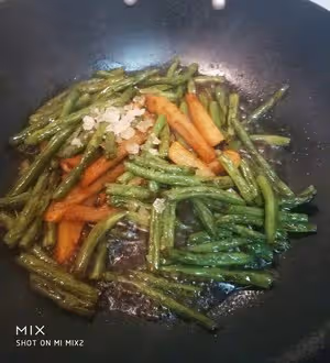土豆炒刀豆