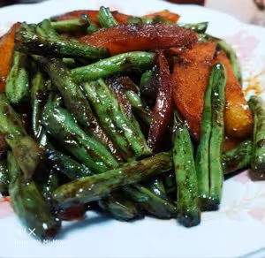 土豆炒刀豆
