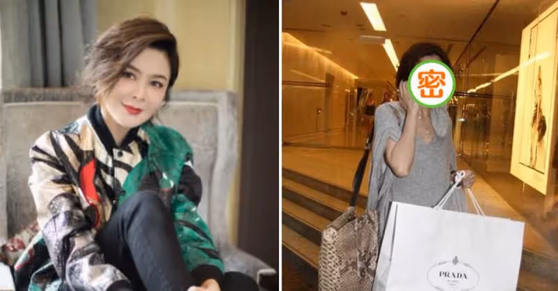 關之琳獨自逛街被偶遇，生圖滿臉油光油膩，身材卻像小姑娘，網：女神還是老了